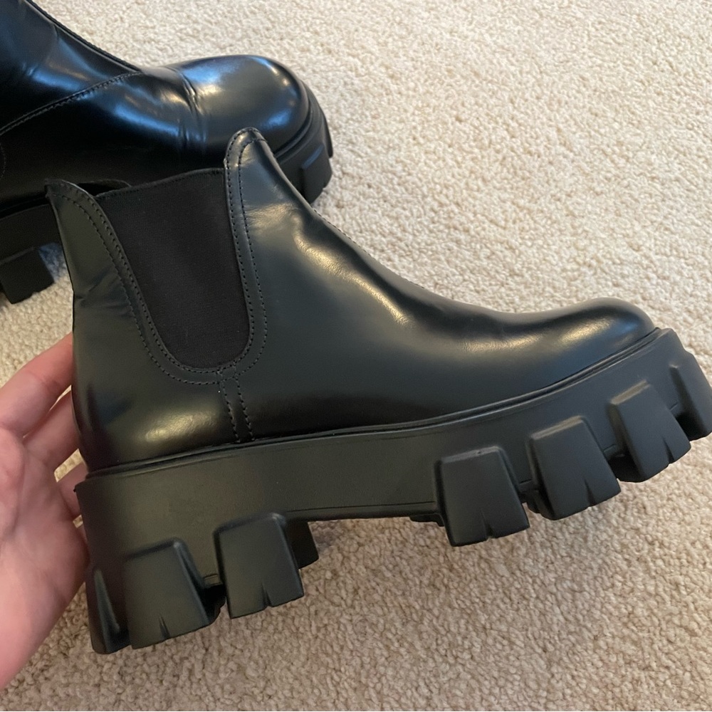 Prada Monolith Chelsea boot
